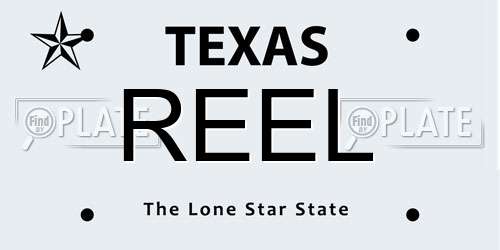 REEL Texas License Plate