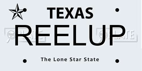 REELUP Texas License Plate