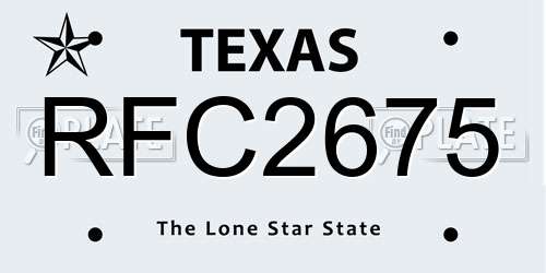 RFC2675 Texas License Plate