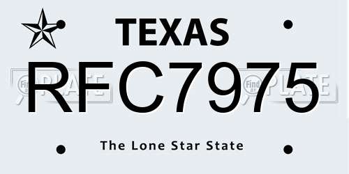 RFC7975 Texas License Plate