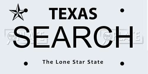 SEARCH license plate in TX state