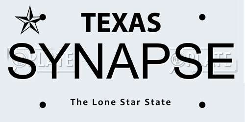 SYNAPSE Texas License Plate