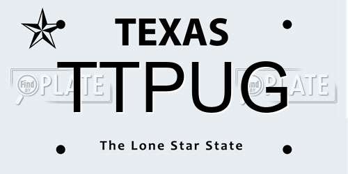 TTPUG Texas License Plate