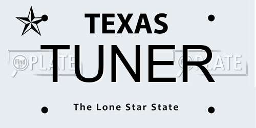 TUNER Texas License Plate