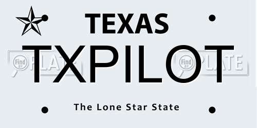 TXPILOT Texas License Plate