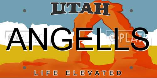 ANGELLS Utah License Plate