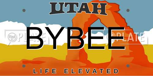 BYBEE Utah License Plate