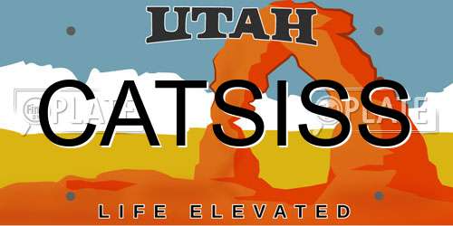 CATSISS Utah License Plate