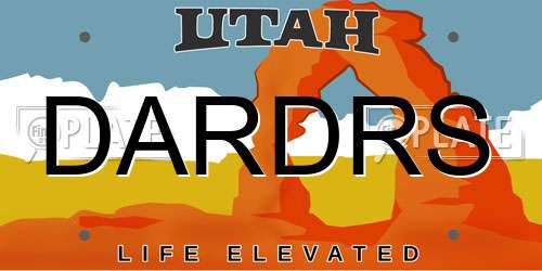 DARDRS Utah License Plate
