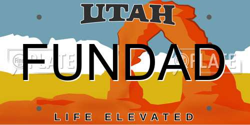 FUNDAD Utah License Plate