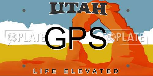 GPS Utah License Plate