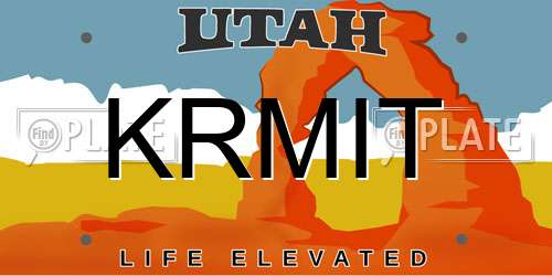 KRMIT Utah License Plate