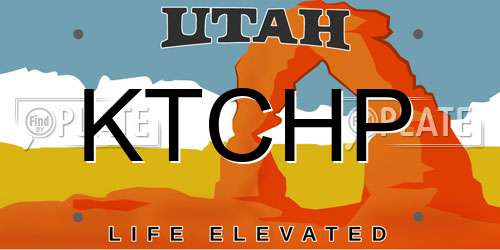 KTCHP Utah License Plate