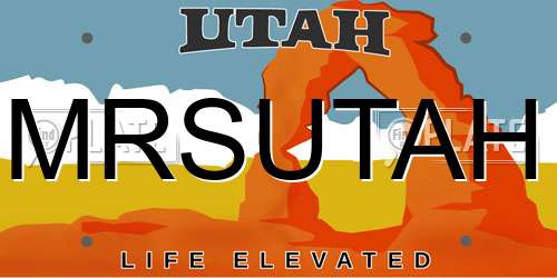 MRSUTAH Utah License Plate