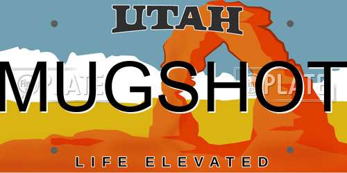 MUGSHOT Utah License Plate