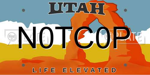 N0TC0P Utah License Plate