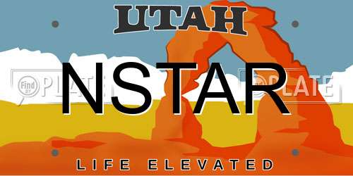 NSTAR Utah License Plate