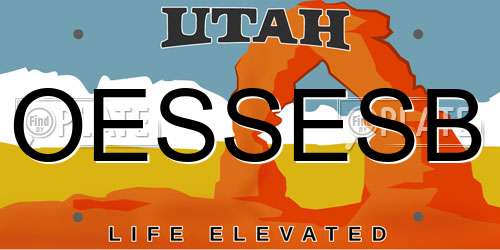 OESSESB Utah License Plate