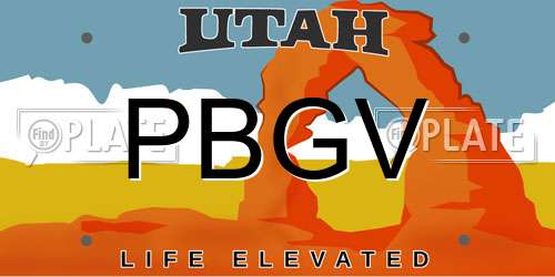 PBGV Utah License Plate