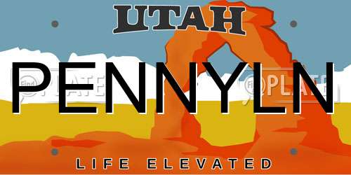 PENNYLN Utah License Plate