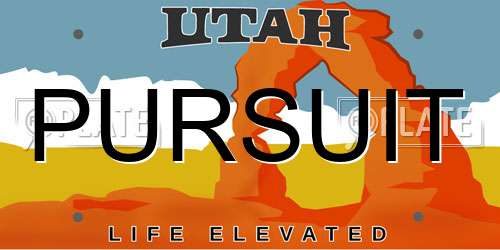 PURSUIT Utah License Plate