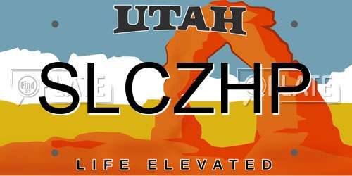 SLCZHP Utah License Plate