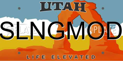 SLNGMOD Utah License Plate