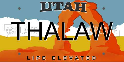 THALAW Utah License Plate