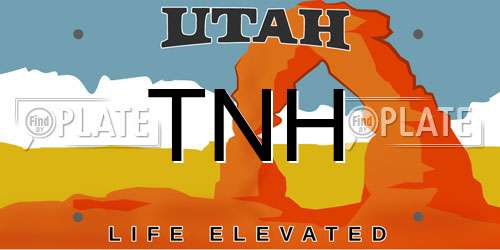 TNH Utah License Plate
