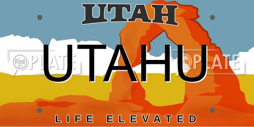 UTAHU Utah License Plate