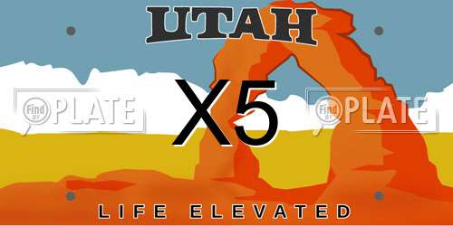 X5 Utah License Plate