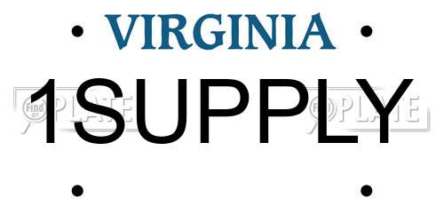 1SUPPLY Virginia License Plate