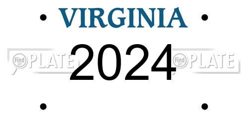 2024 Virginia License Plate