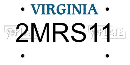 2MRS11 Virginia License Plate