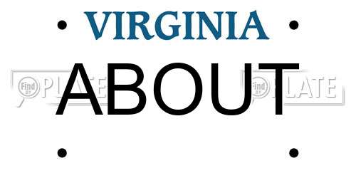 ABOUT Virginia License Plate