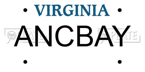 ANCBAY Virginia License Plate