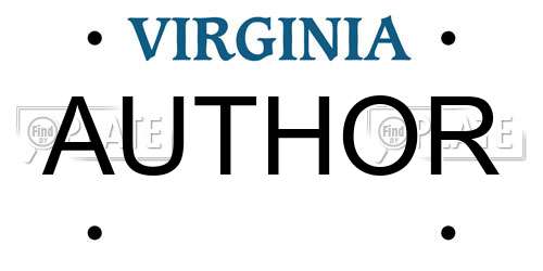 AUTHOR Virginia License Plate