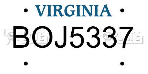 BOJ5337 Virginia License Plate