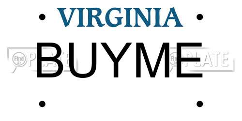 BUYME Virginia License Plate