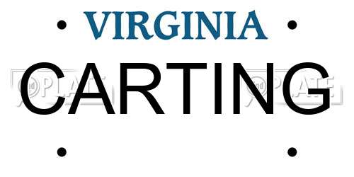 CARTING Virginia License Plate