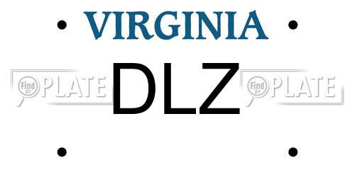 DLZ Virginia License Plate