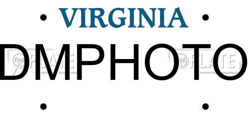 DMPHOTO Virginia License Plate