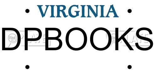 DPBOOKS Virginia License Plate