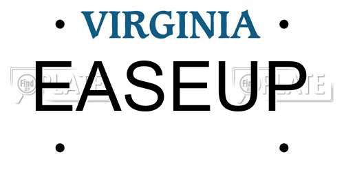 EASEUP Virginia License Plate