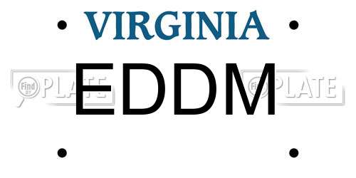 EDDM Virginia License Plate