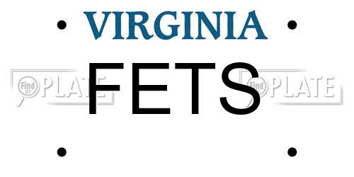 FETS Virginia License Plate