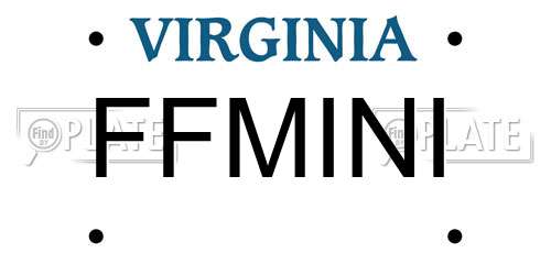 FFMINI Virginia License Plate