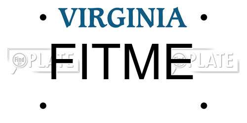 FITME Virginia License Plate