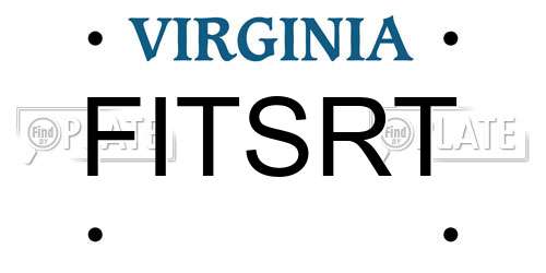 FITSRT Virginia License Plate