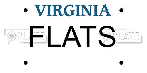 FLATS Virginia License Plate